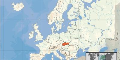 Eslovakia kokapena munduko mapa